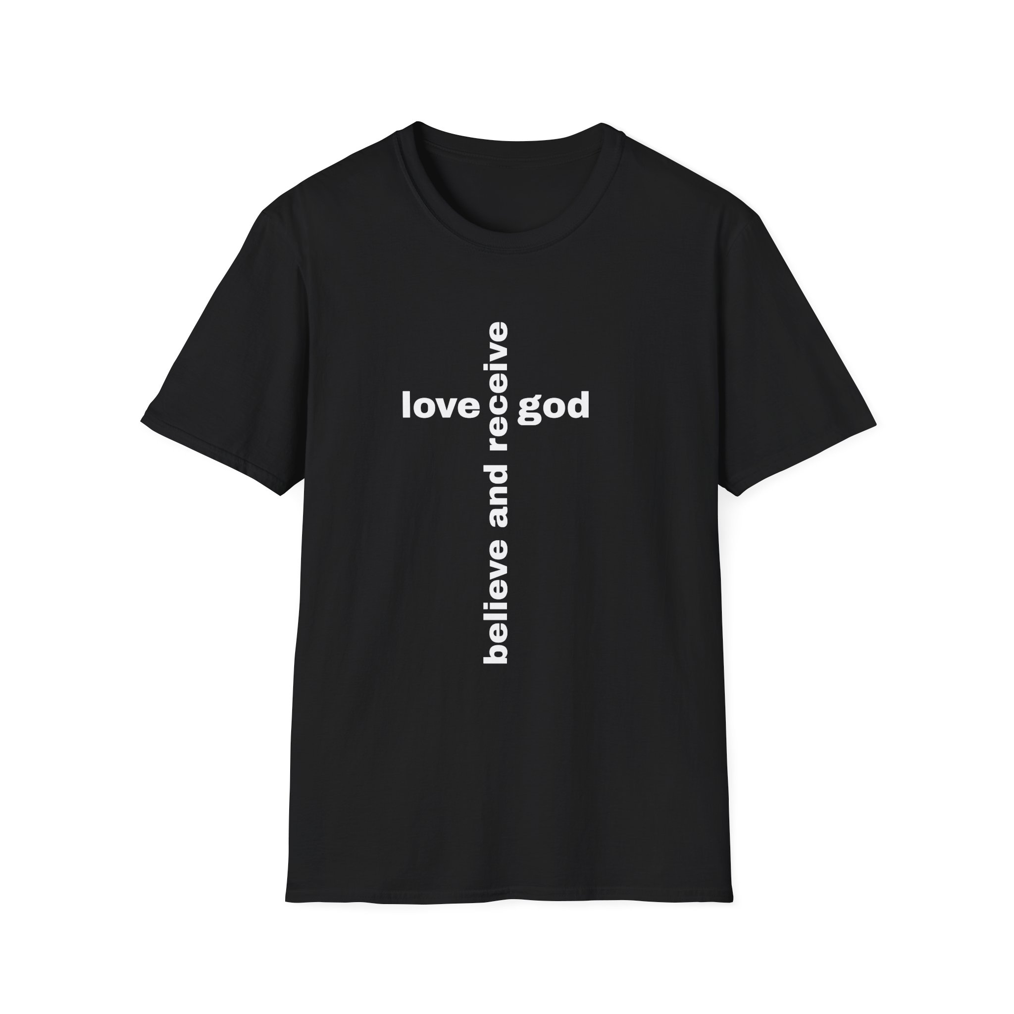 Love God - Unisex Softstyle T-Shirt - Image 5