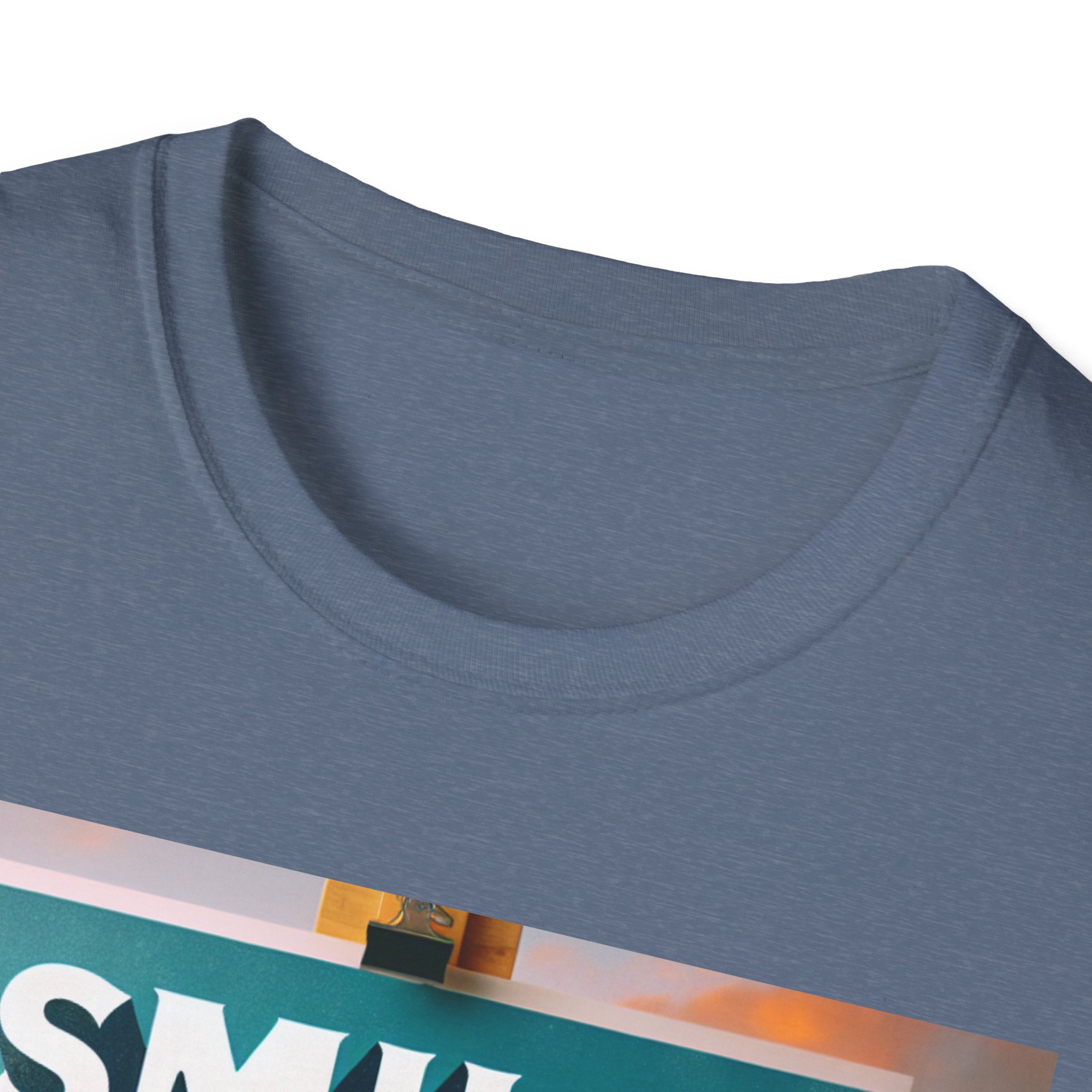 Smile - God Loves You Unisex Softstyle T-Shirt - Image 7