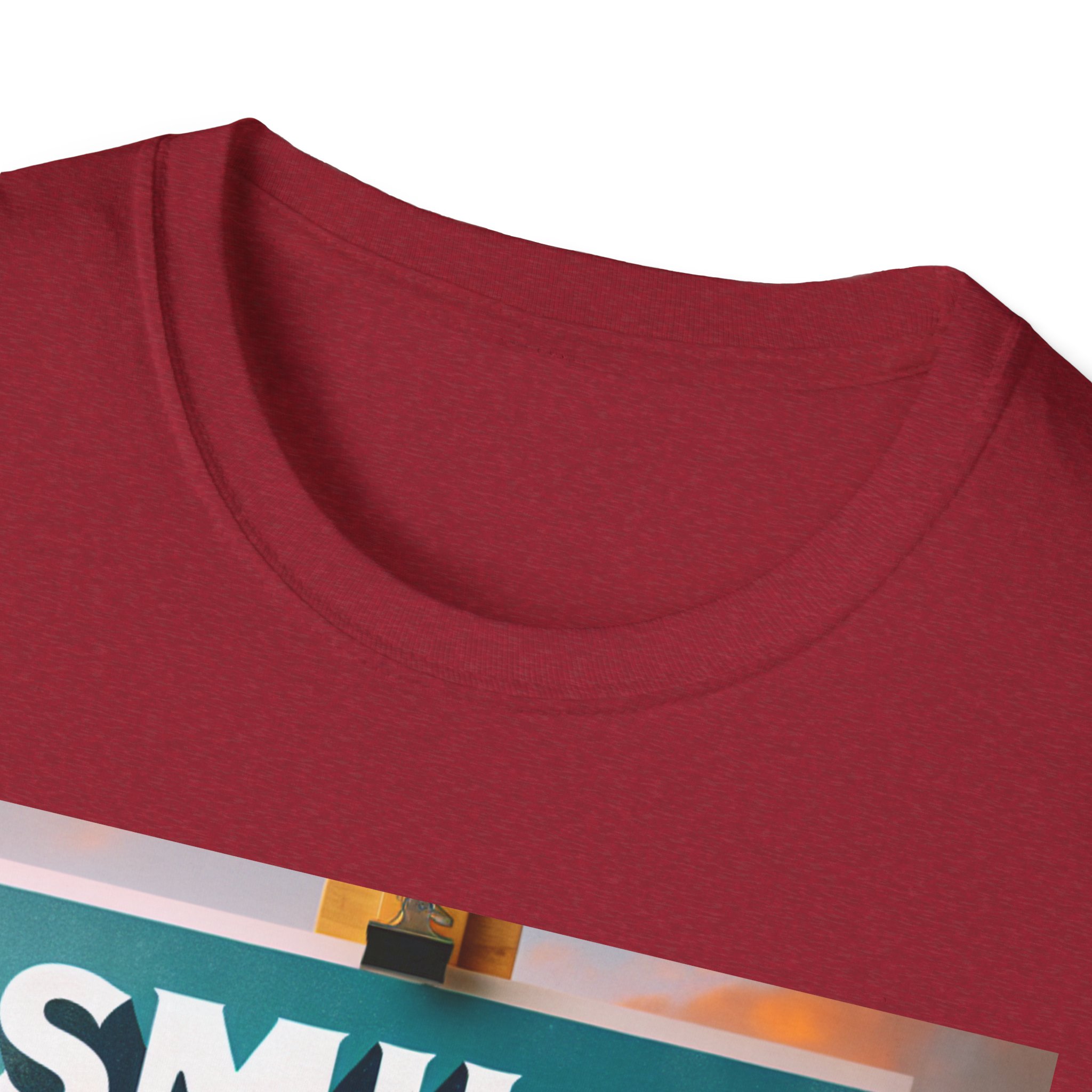 Smile - God Loves You Unisex Softstyle T-Shirt - Image 11